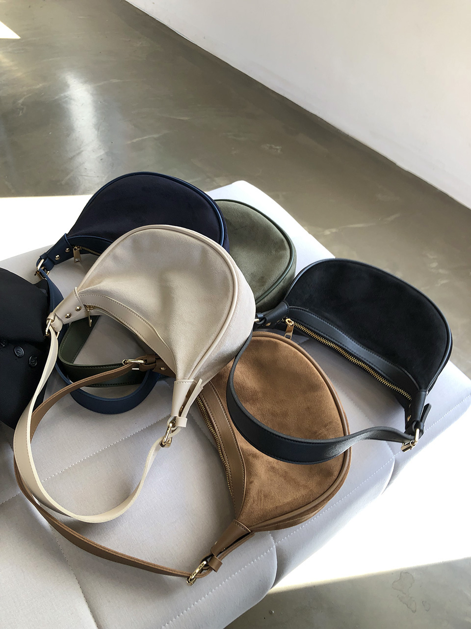 Suede Mini Shoulder Bag (5 colors)