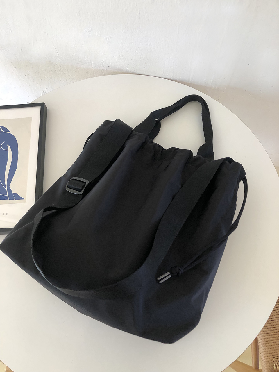 Shirring Bucket Big Crossbody Bag