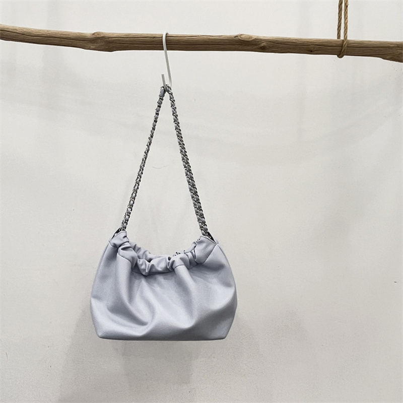 Ribbon Ballet Core Shirring Chain Shoulder Bag (6 colors)
