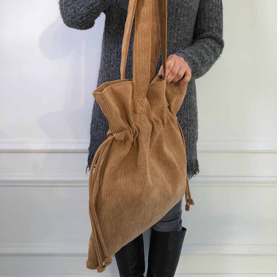 Corduroy Big Shoulder Eco Bag