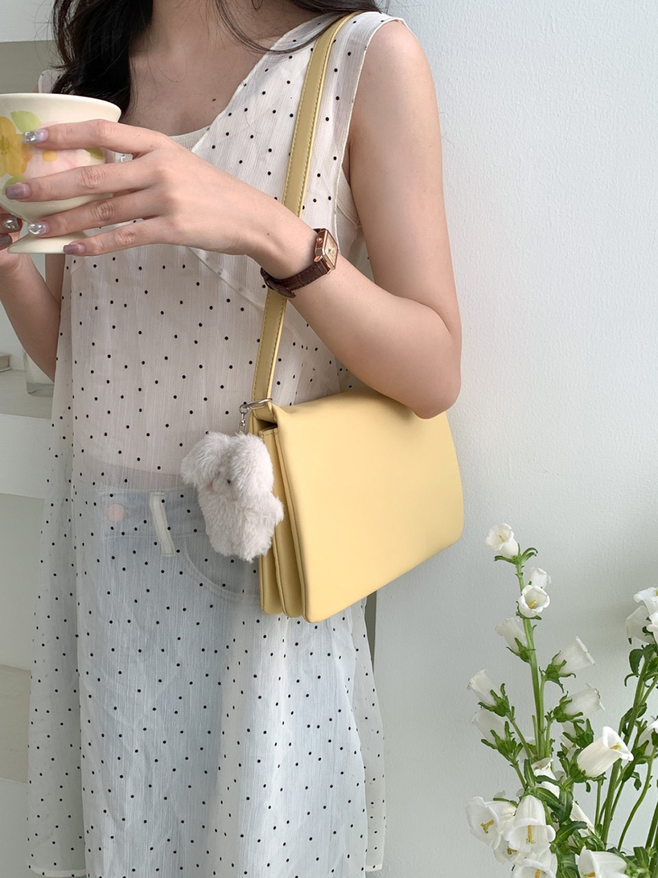 Square Mini Shoulder Bag (4 colors)