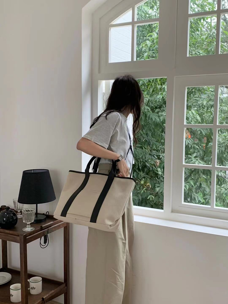 Pocket tote bag (3 colors)