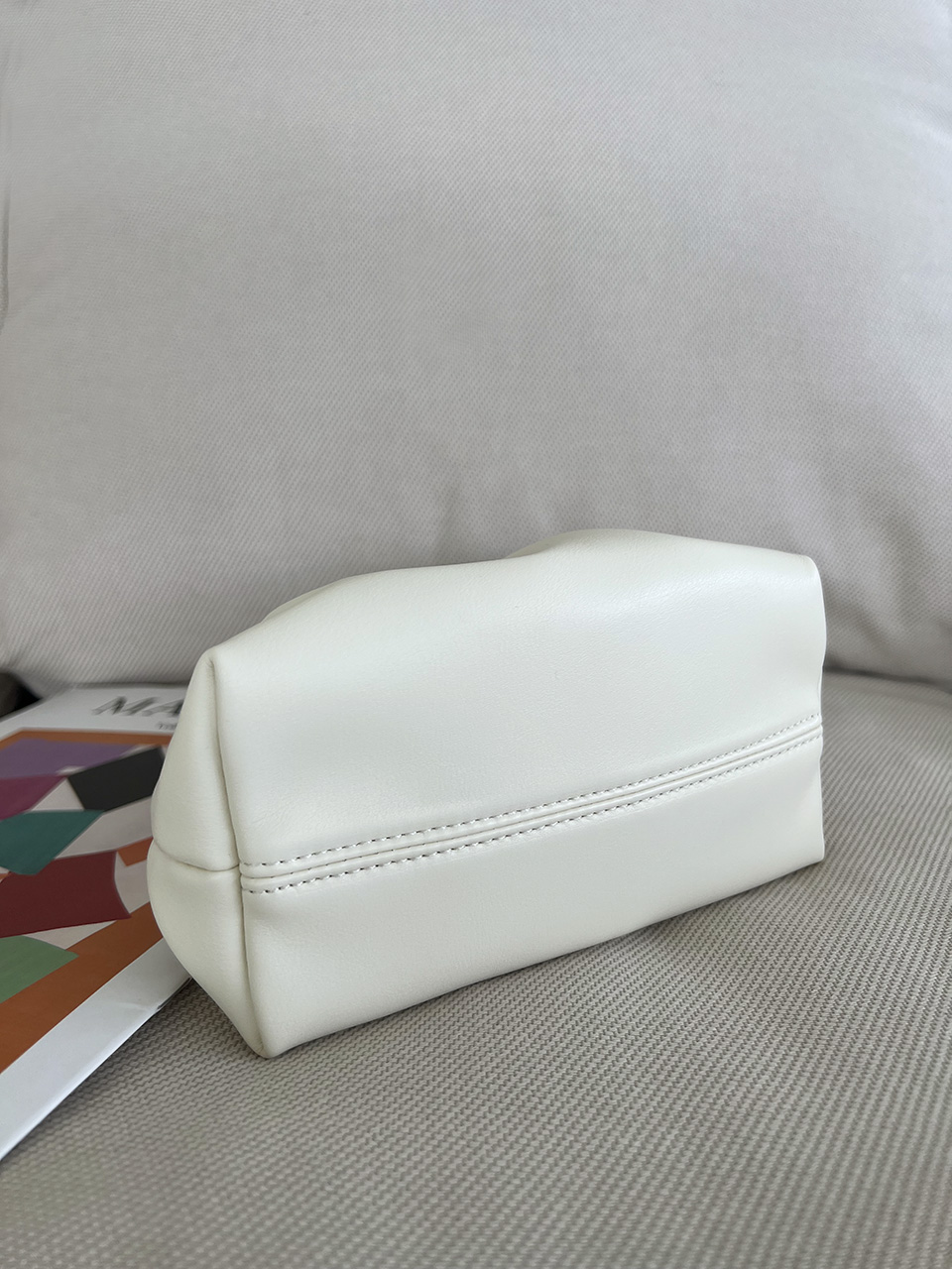 Andaz Shirred Mini Flame Chain Bag