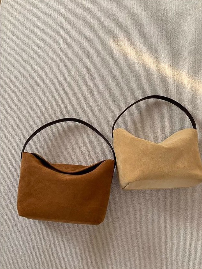 Suede bag