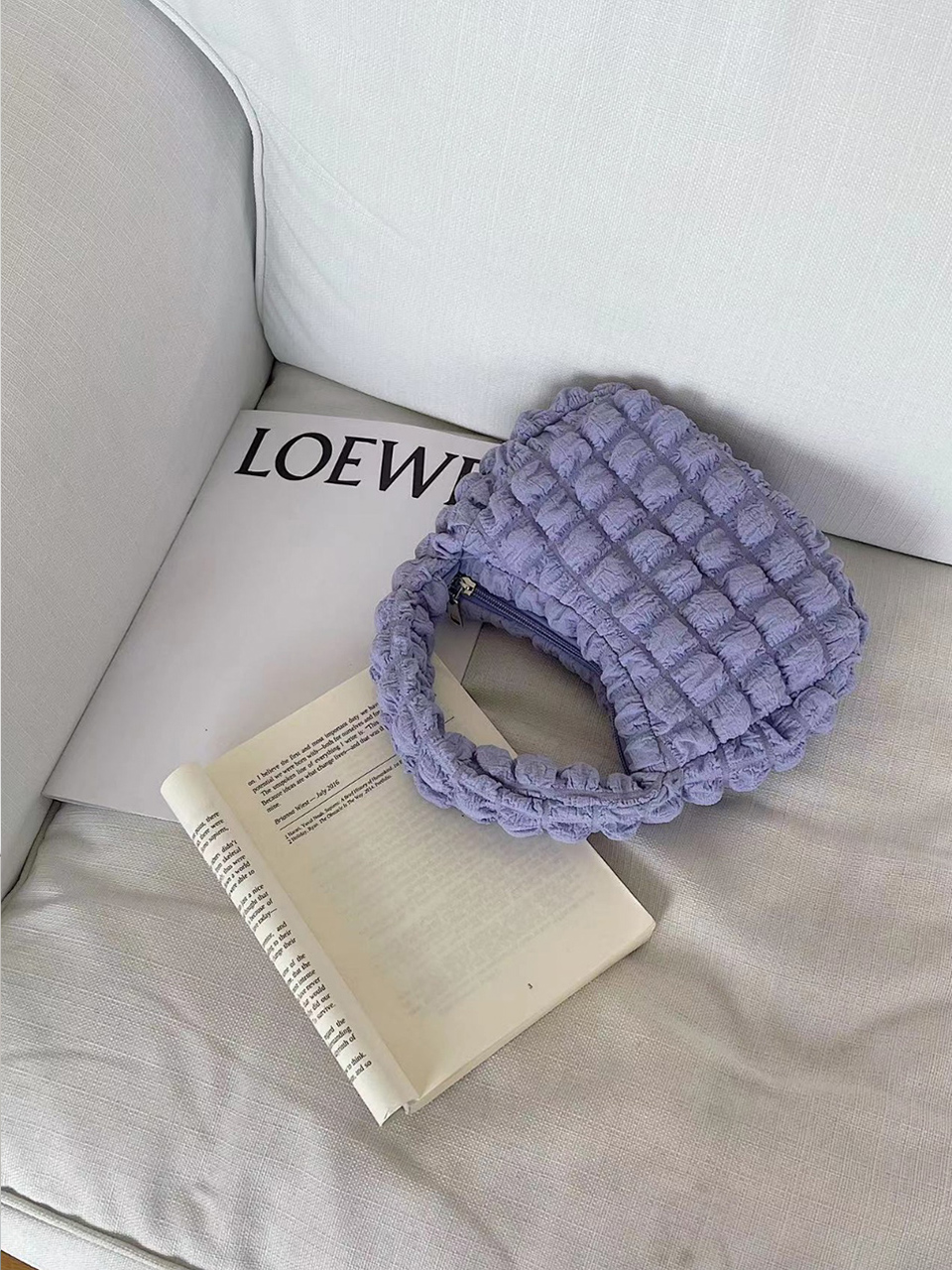 Bubble Quilted Mini Tote Bag