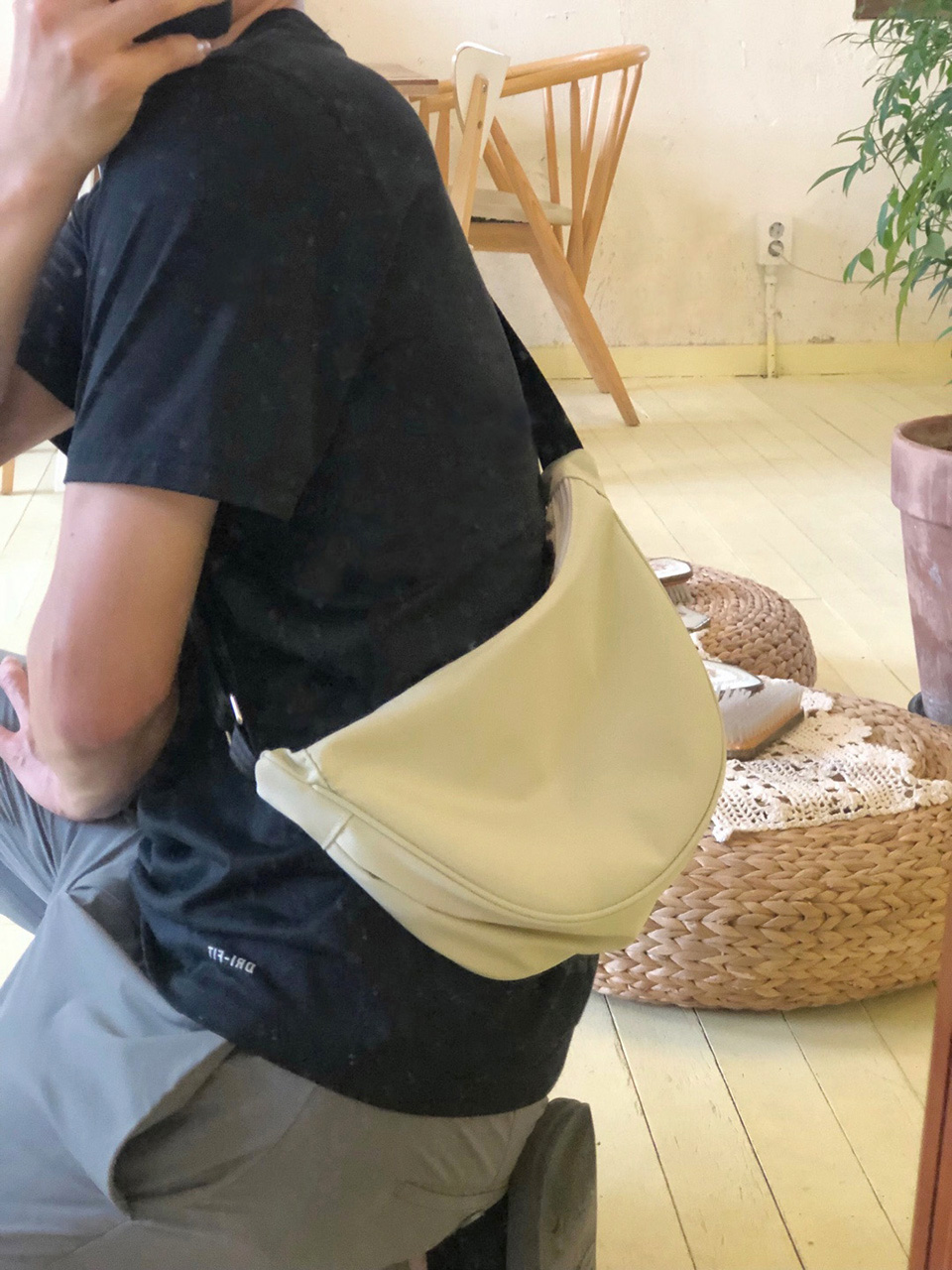Nylon crossbody bag