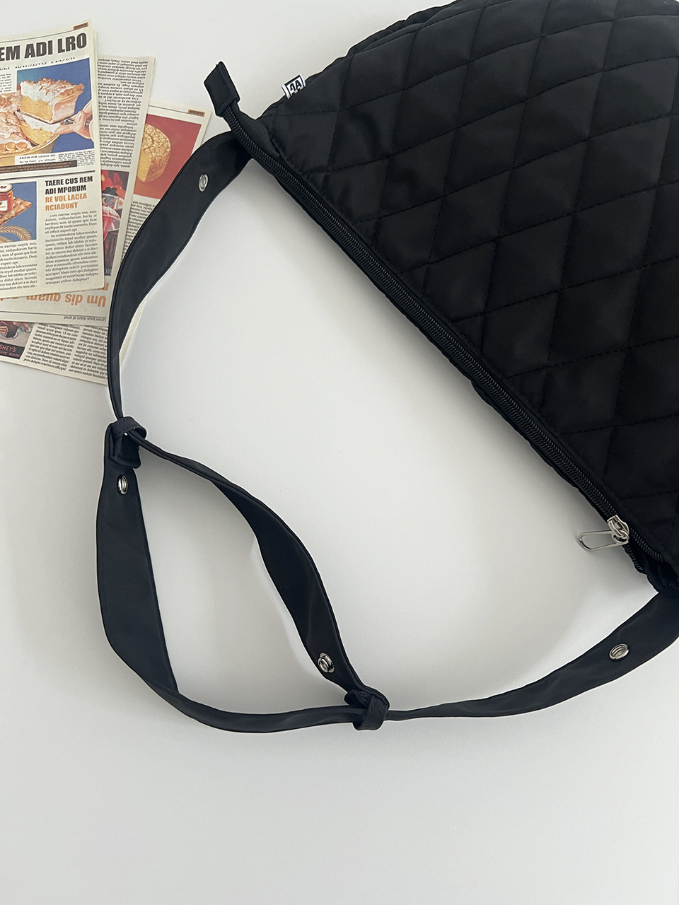 Quilted Down Shoulder Bag (4 colors)