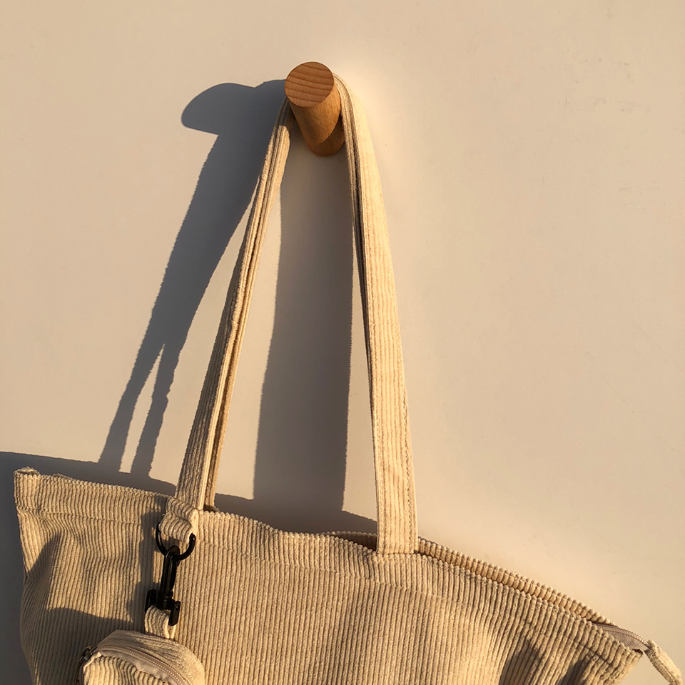 Corduroy eco bag