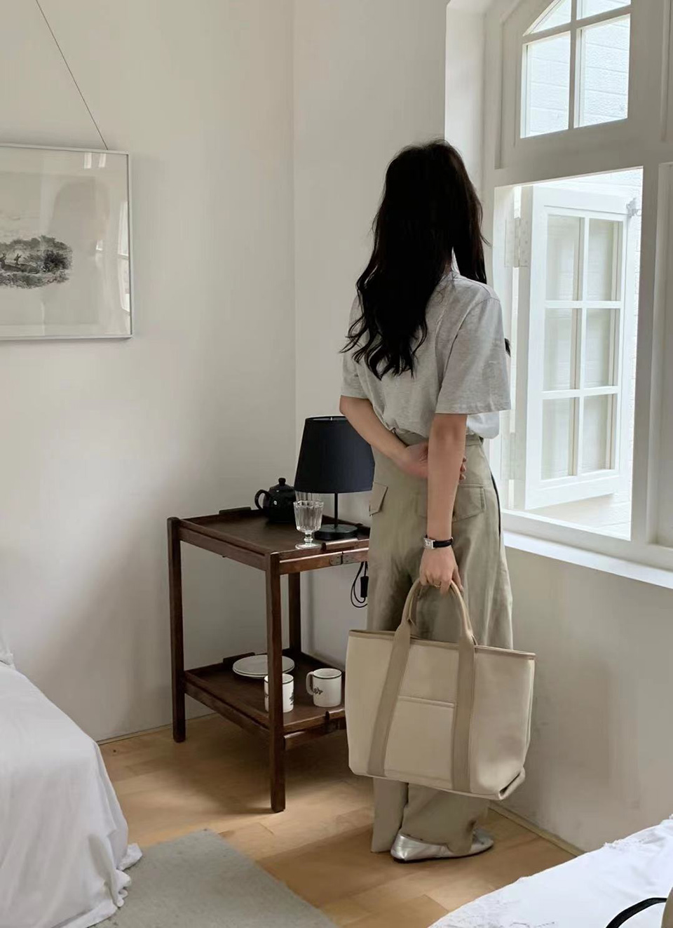 Pocket tote bag (3 colors)