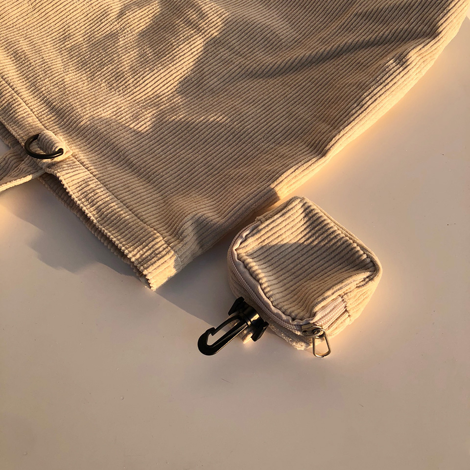 Corduroy eco bag