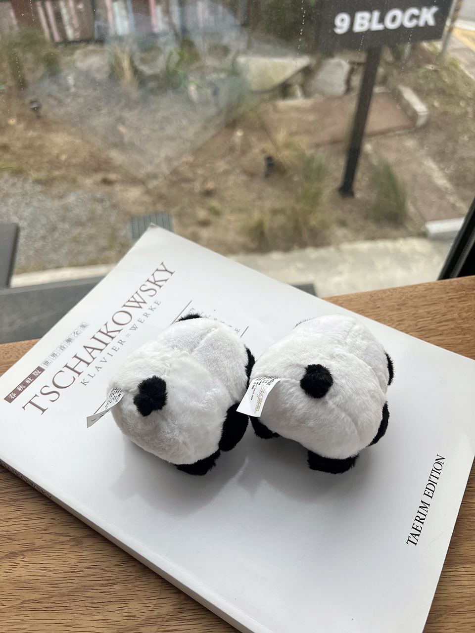 Cute Panda Plush Keychain Bag Charm
