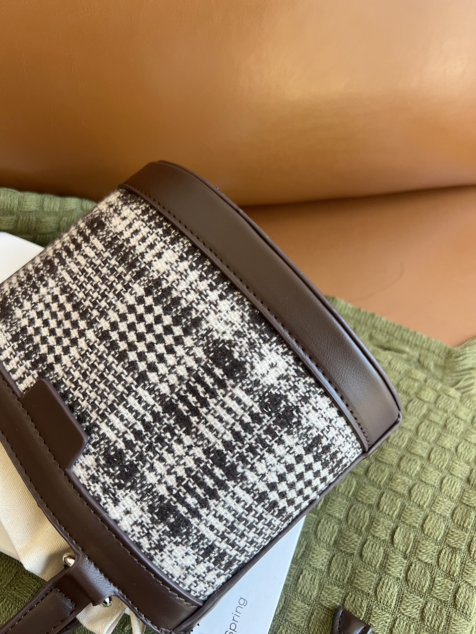 Ofen Classic Check Mini Bucket Bag