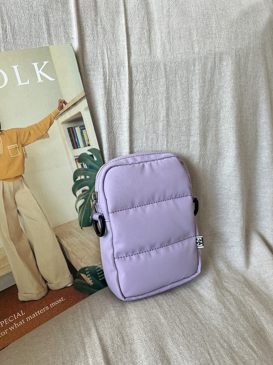 Smooth Quilted Square Mini Bag