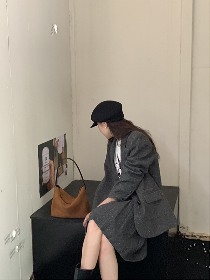 Suede bag