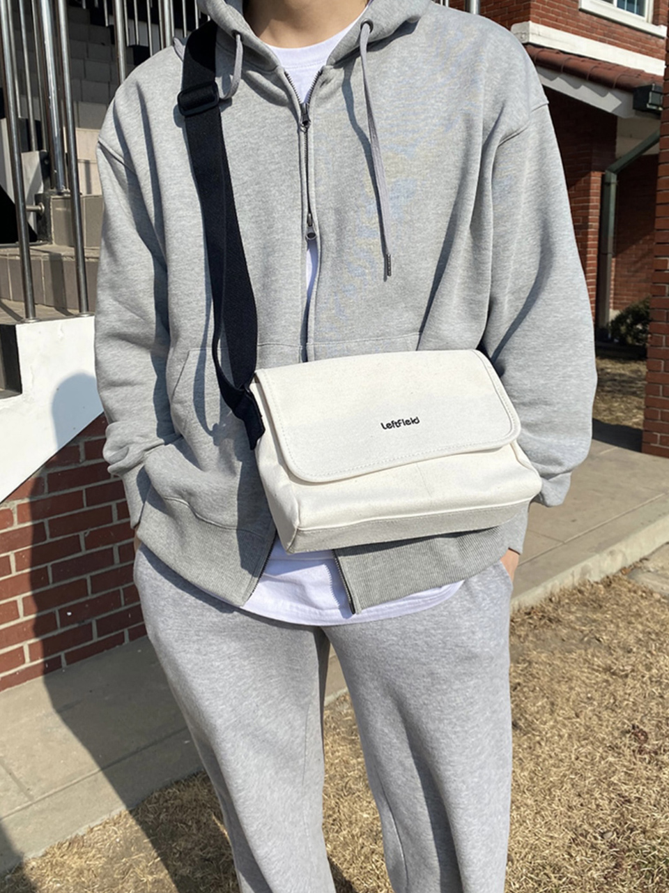 Canvas Flip Mini Shoulder Bag