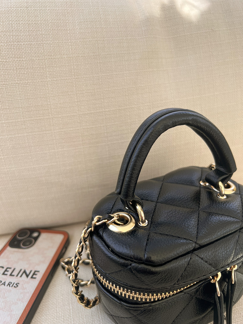 Mini Quilted Chain Crossbody Bag (4 colors)
