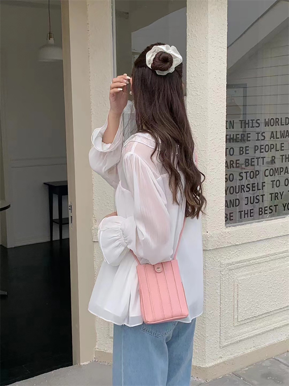 Rople Button Smartphone Bag Mini Shoulder Bag
