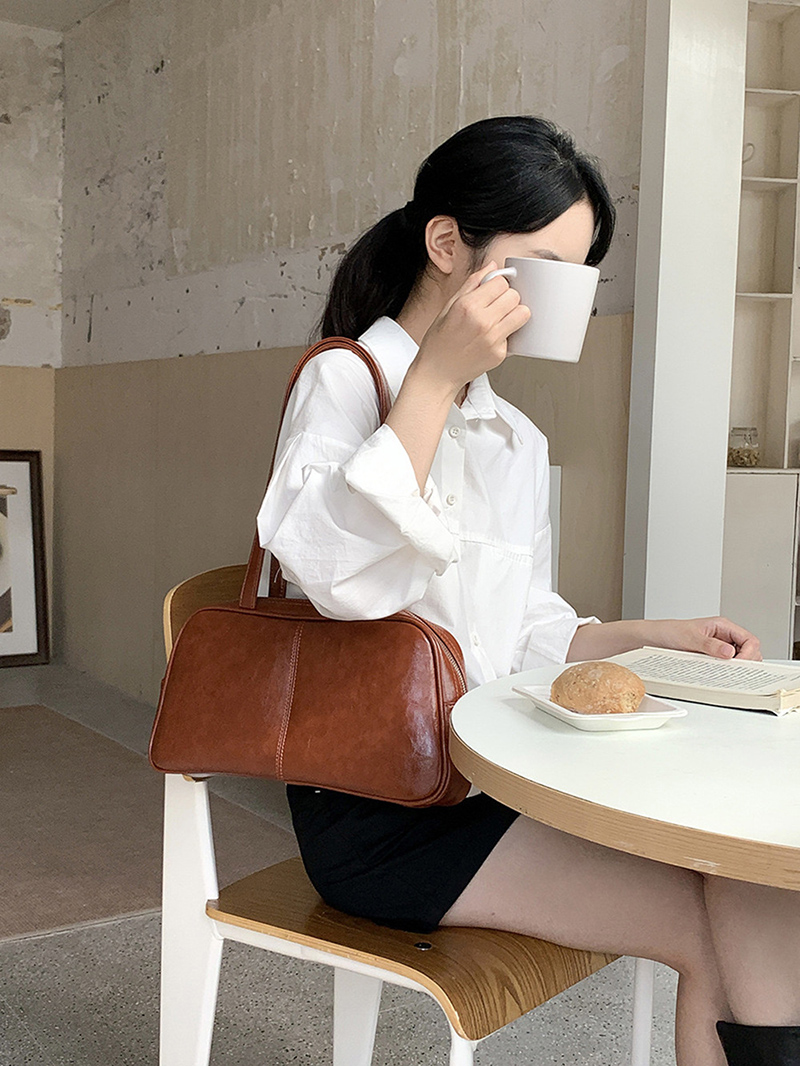 Crack Square Shoulder Bag (3 colors)