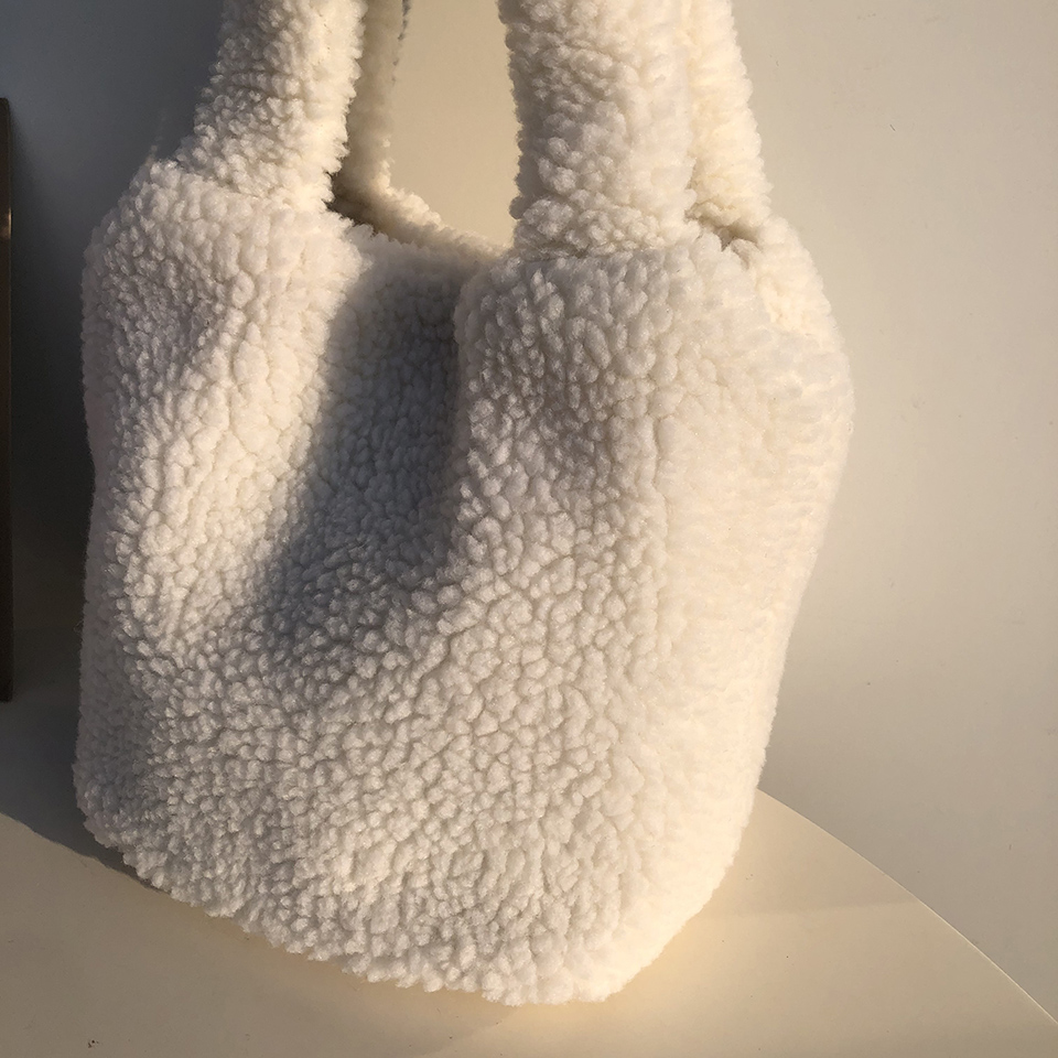 Mini Boa Tote Bag (3 colors)