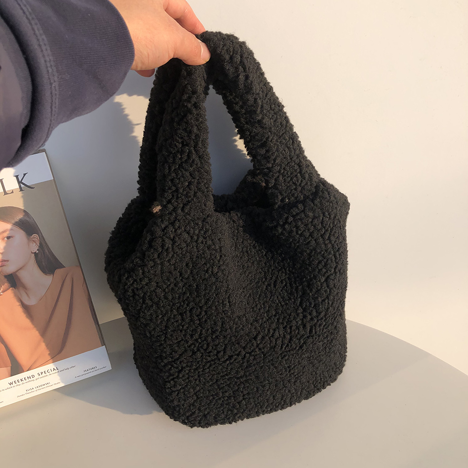 Mini Boa Tote Bag (3 colors)