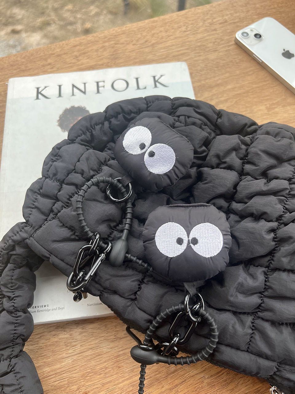 Cushion Big Eye Bag Charm
