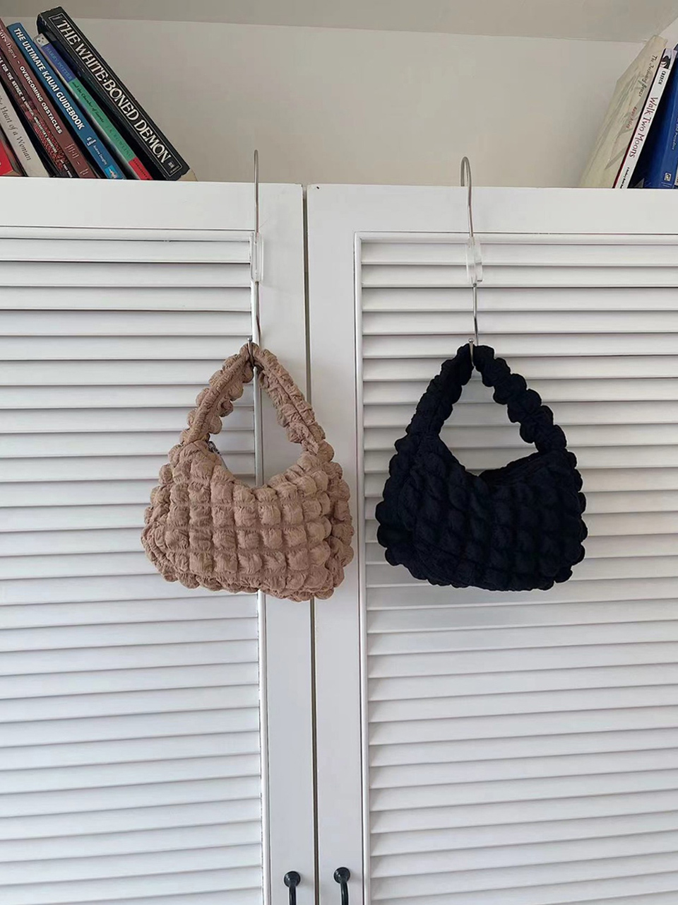 Bubble Quilted Mini Tote Bag