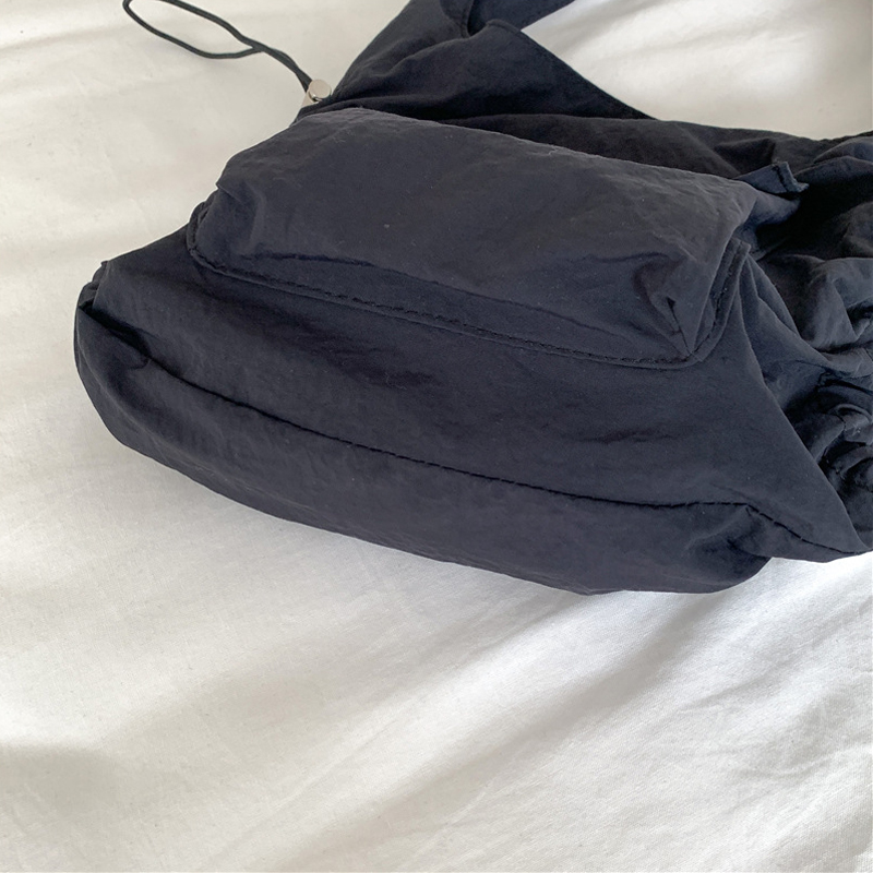 Catherine Pocket Shirring Side String Shoulder Bag