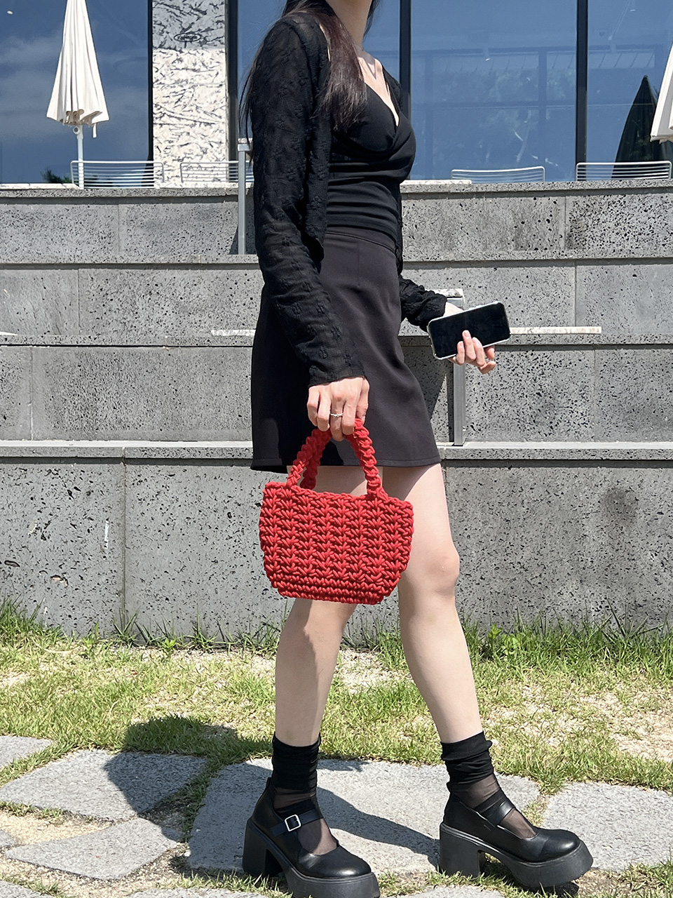 Crochet Mini Tote Bag (6 colors)