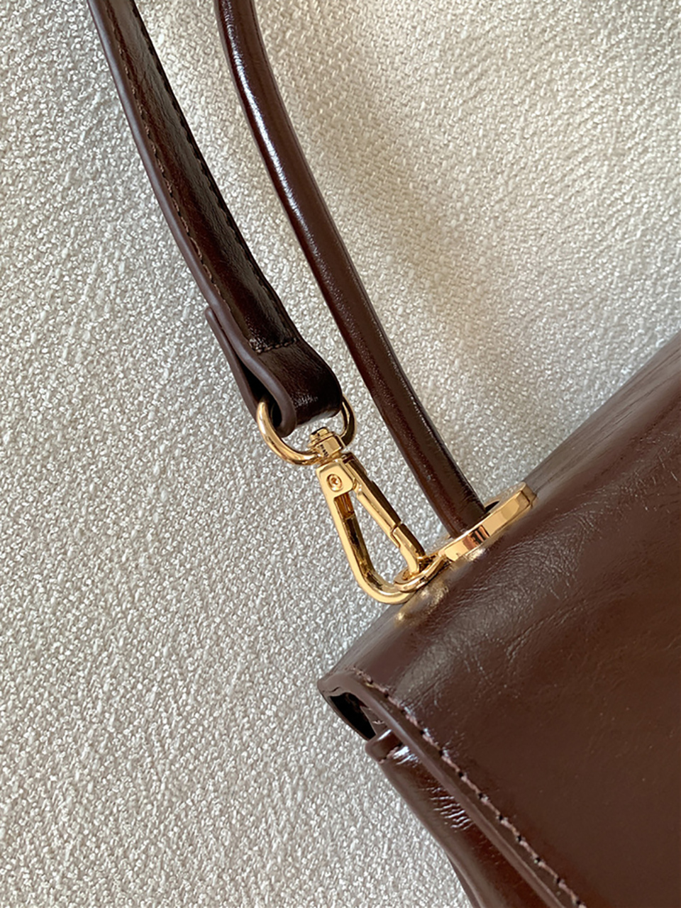 Square buckle tote bag (6 colors)