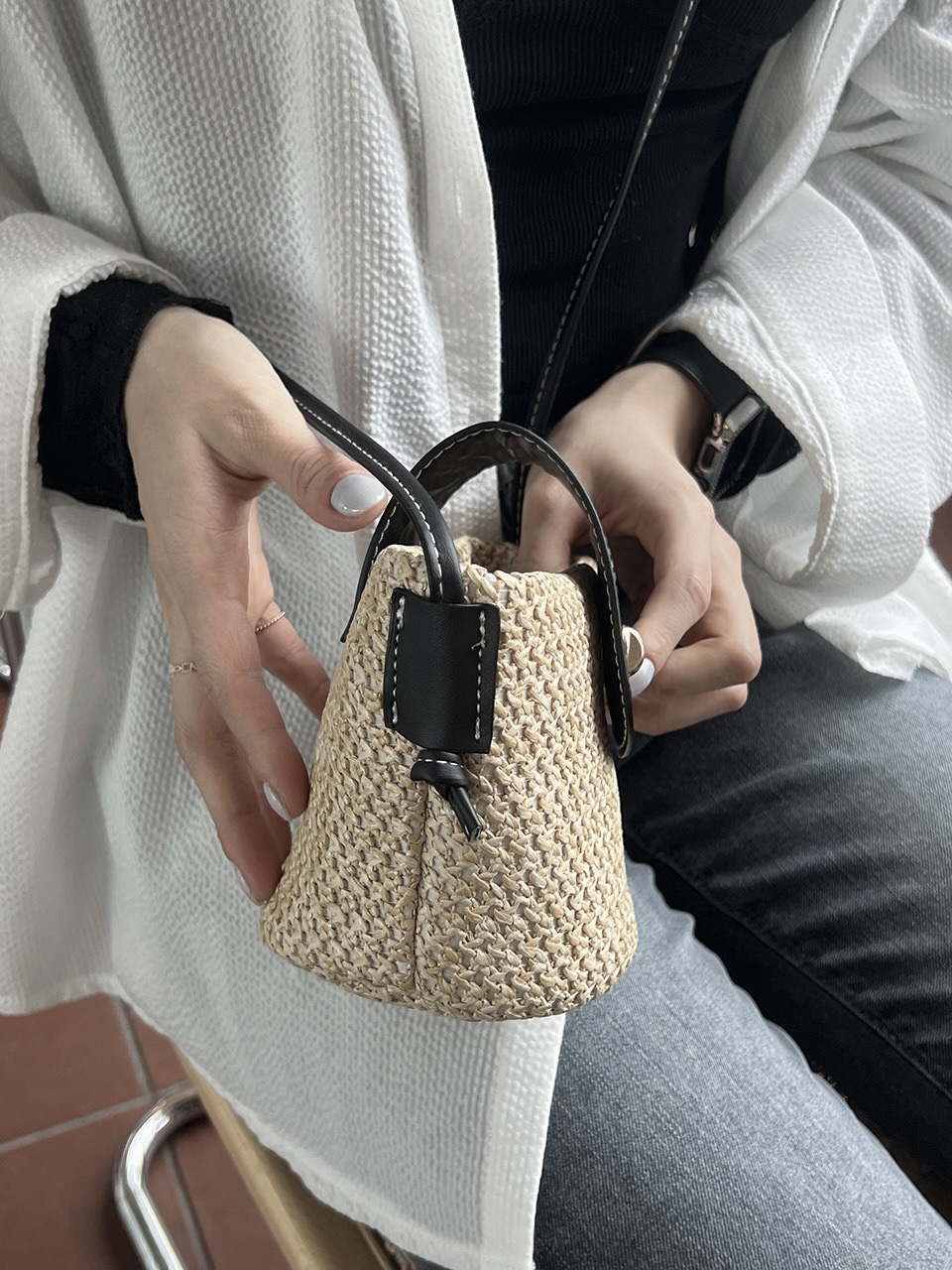 Medium Buckle Flap Mini Crossbody Bag (2 colors)