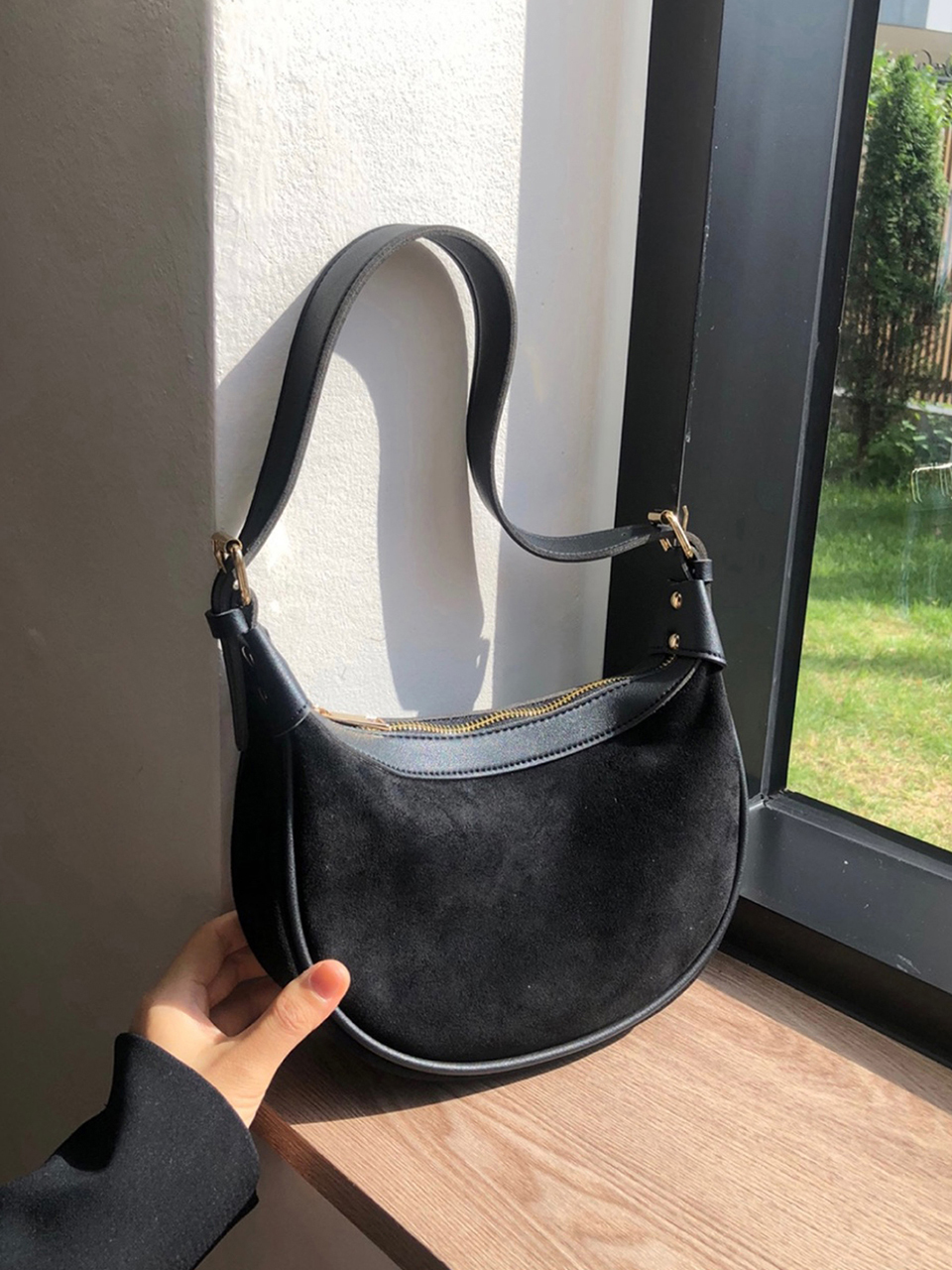 Suede Mini Shoulder Bag (5 colors)