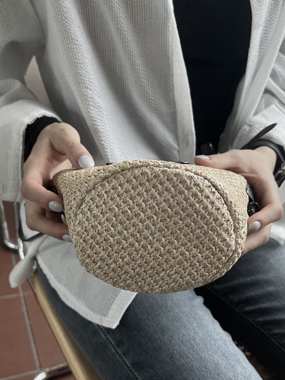 Medium Buckle Flap Mini Crossbody Bag (2 colors)
