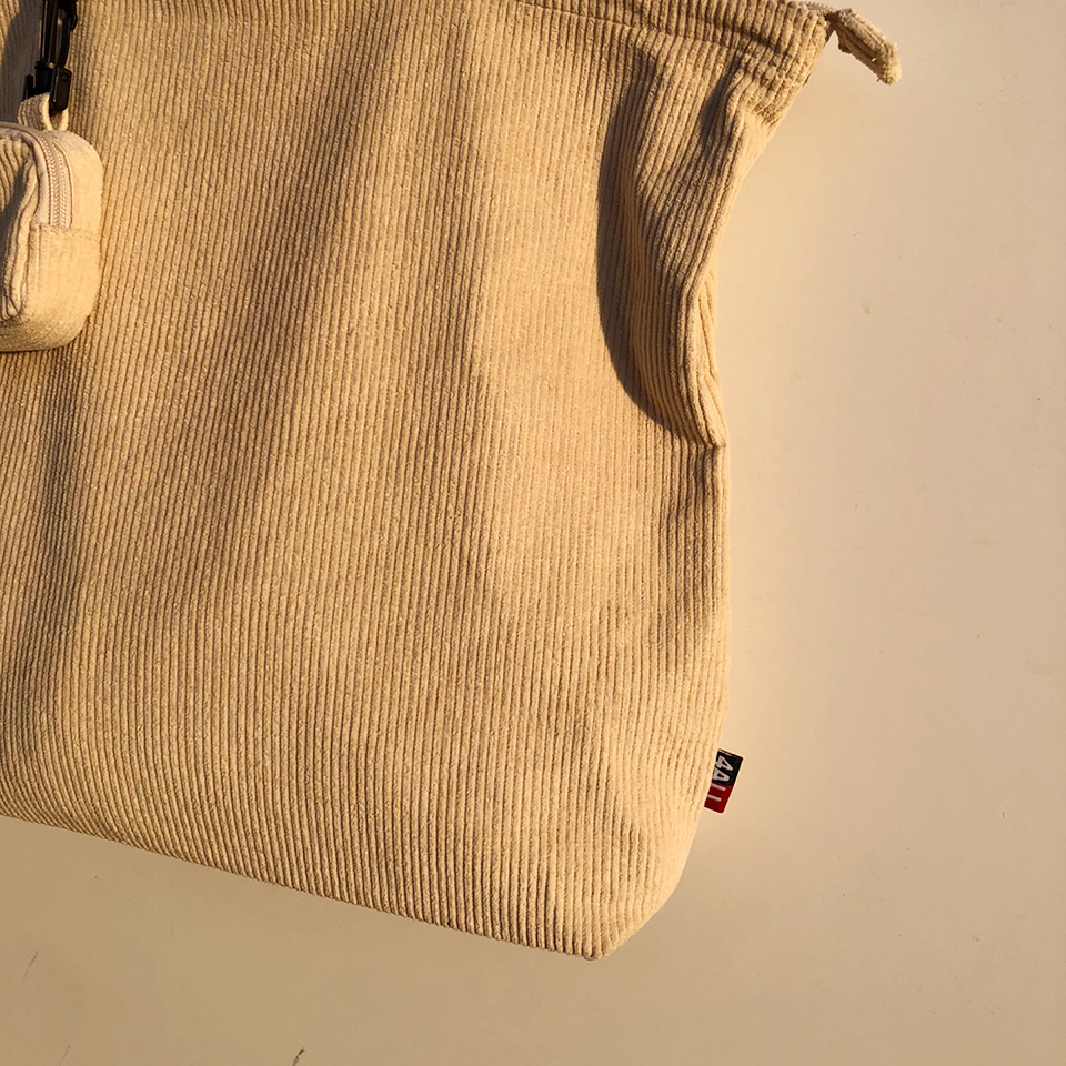 Corduroy eco bag