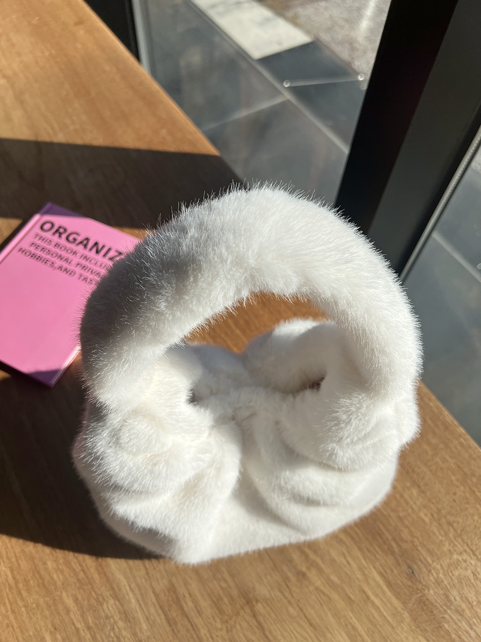 Eldon Shirred Fur Tote Bag