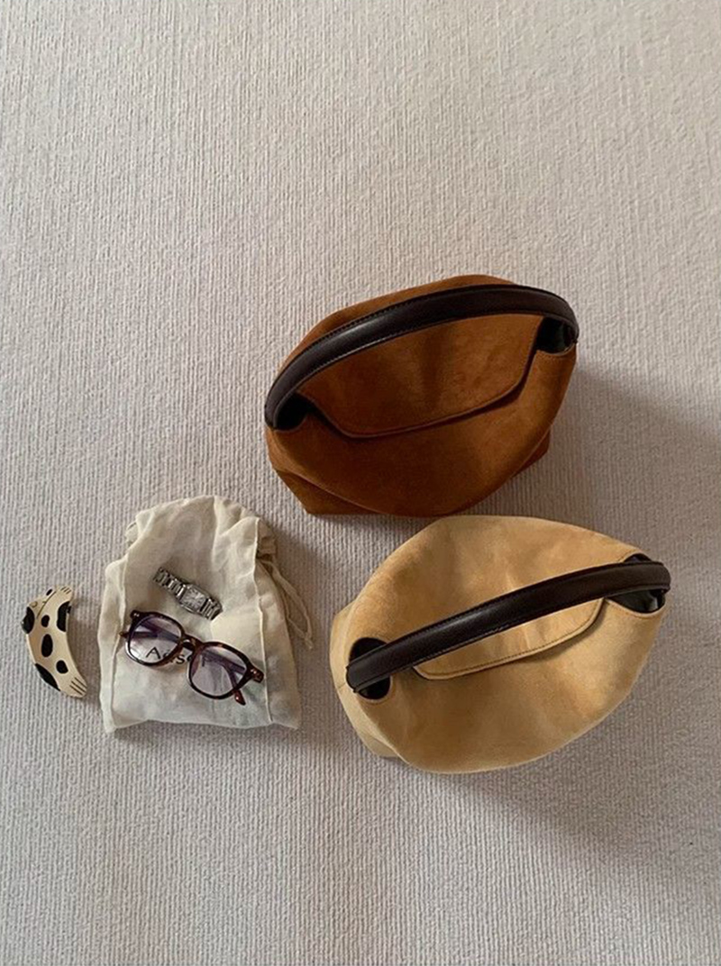 Suede bag