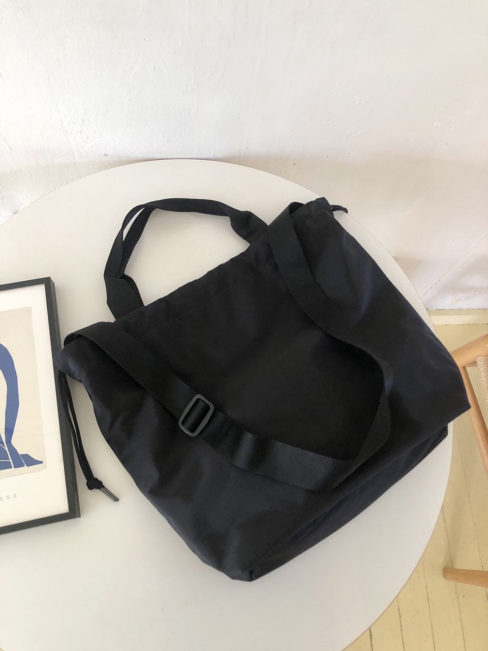 Shirring Bucket Big Crossbody Bag
