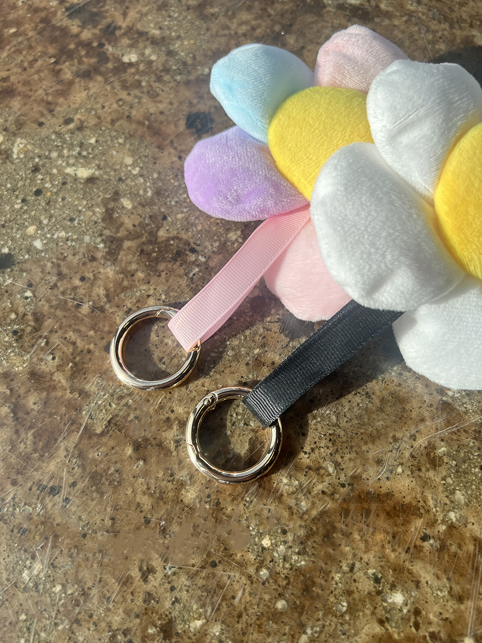 Sunnyフラワー花キーホルダーバックチャーム | ファッション通販
