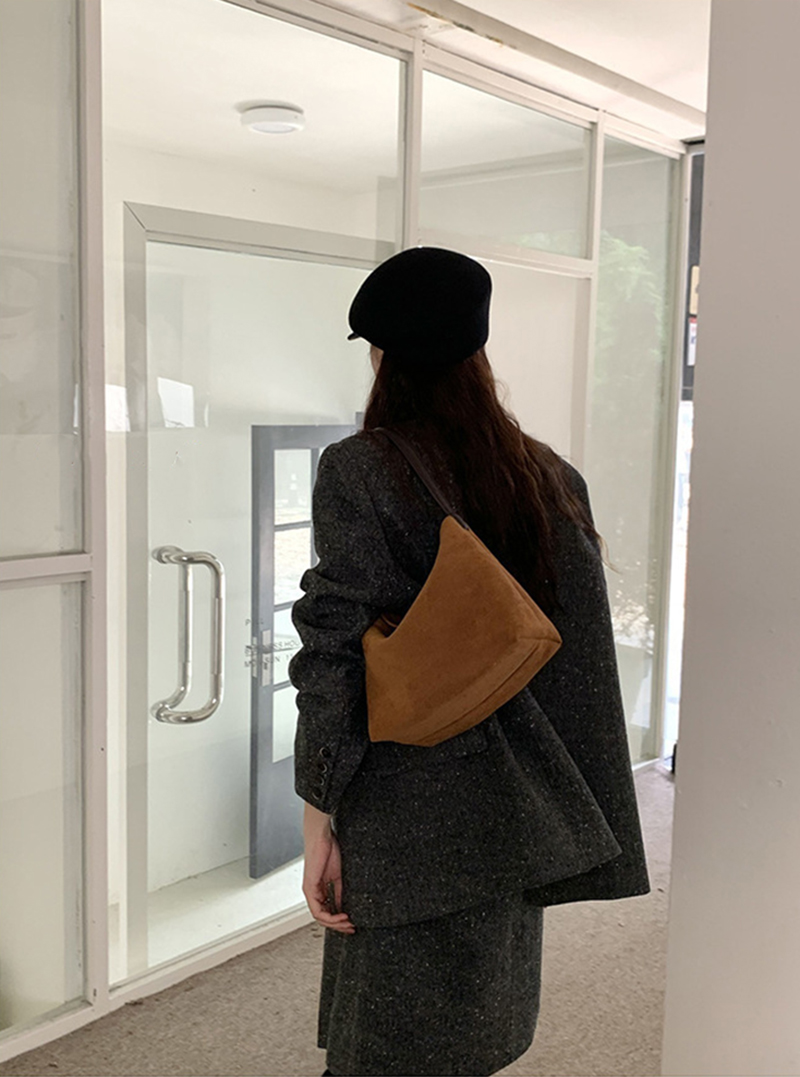 Suede bag
