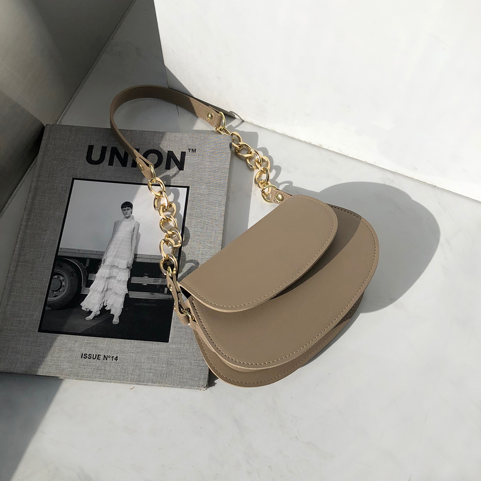 Soft chain mini shoulder bag (with cross strap)