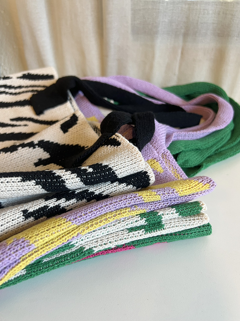 Knitted Big Eco Bag (4 colors)
