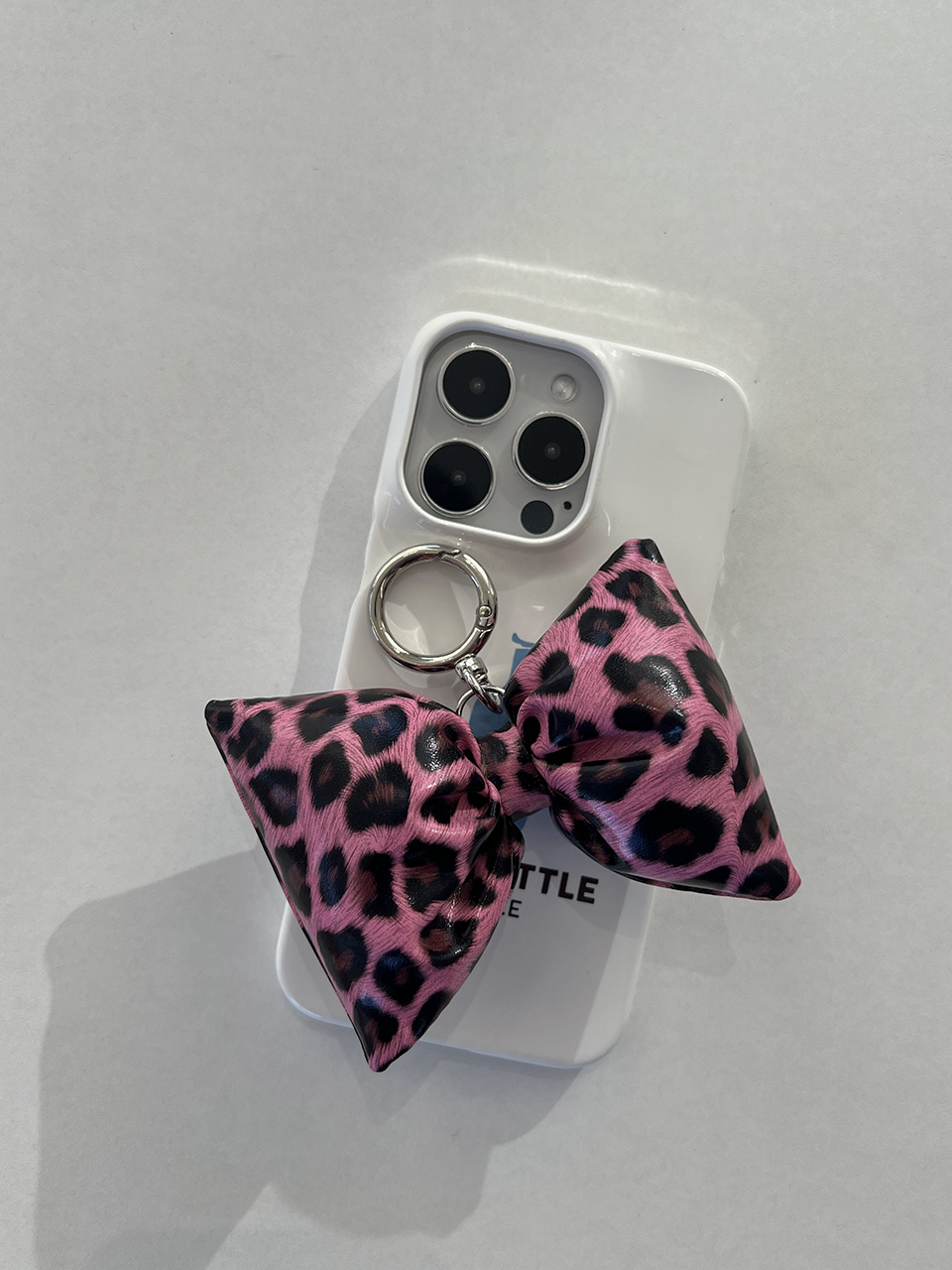 Leopard Ribbon Down Keyring/Charm
