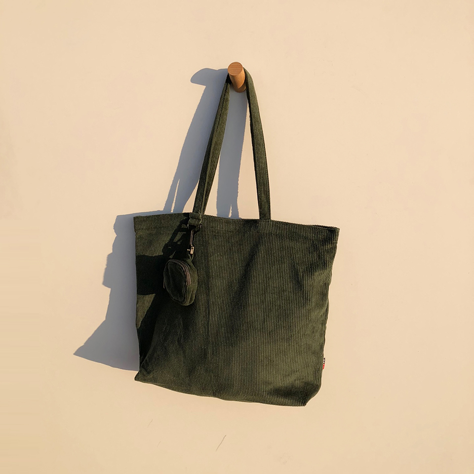 Corduroy eco bag