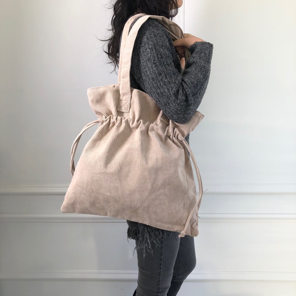 Corduroy Big Shoulder Eco Bag