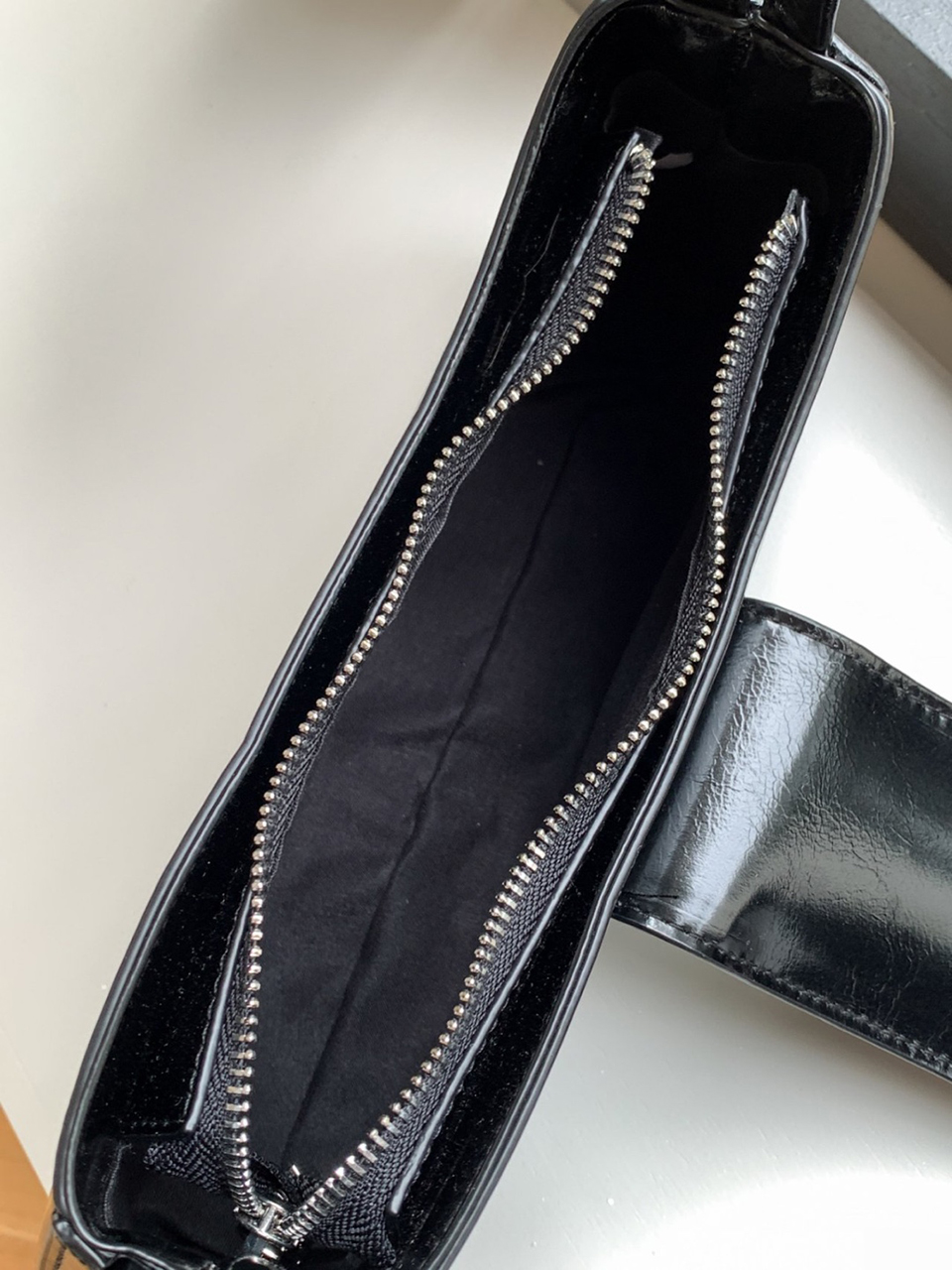 Ballet Core Ribbon Baguette Shoulder Bag
