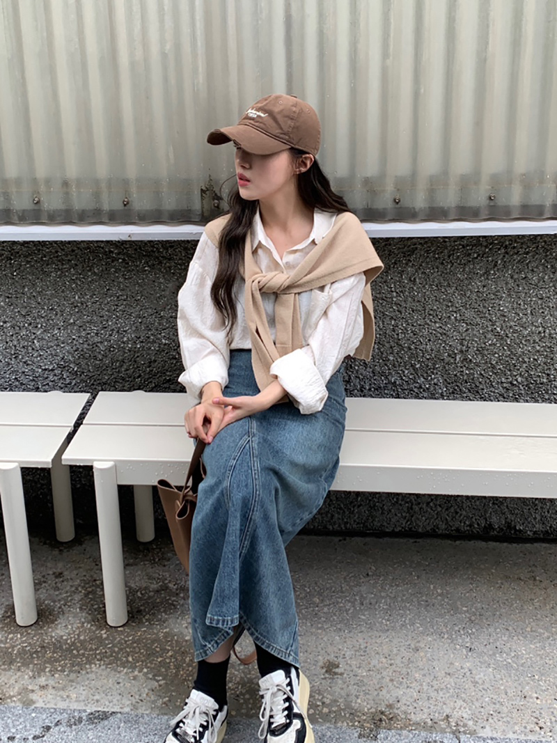 Knitted scarf/faux cardigan/shawl (9 colors)
