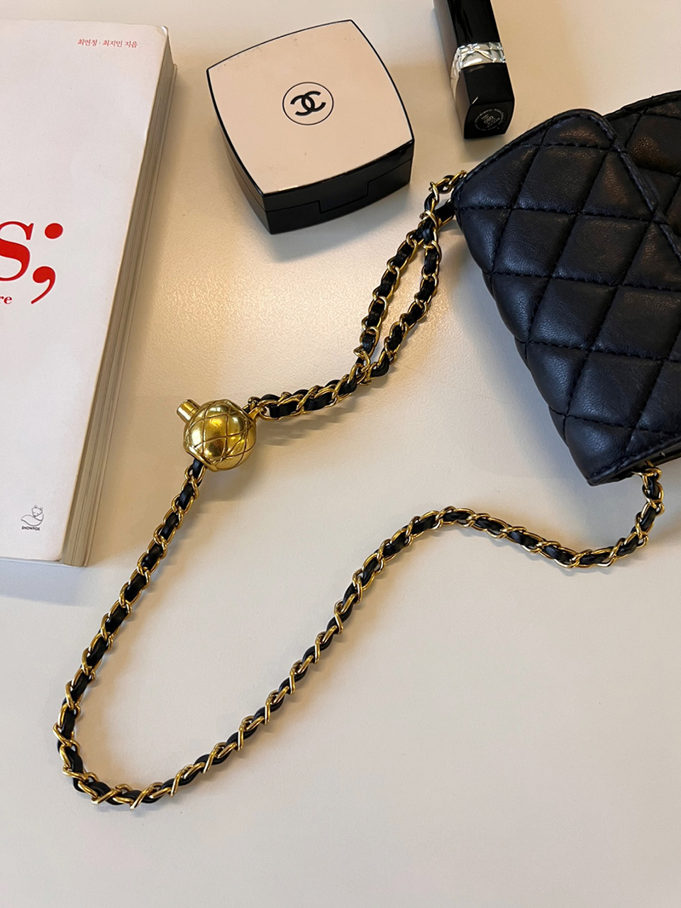 Lotia Quilted Mini Chain Crossbody Bag (2 colors)