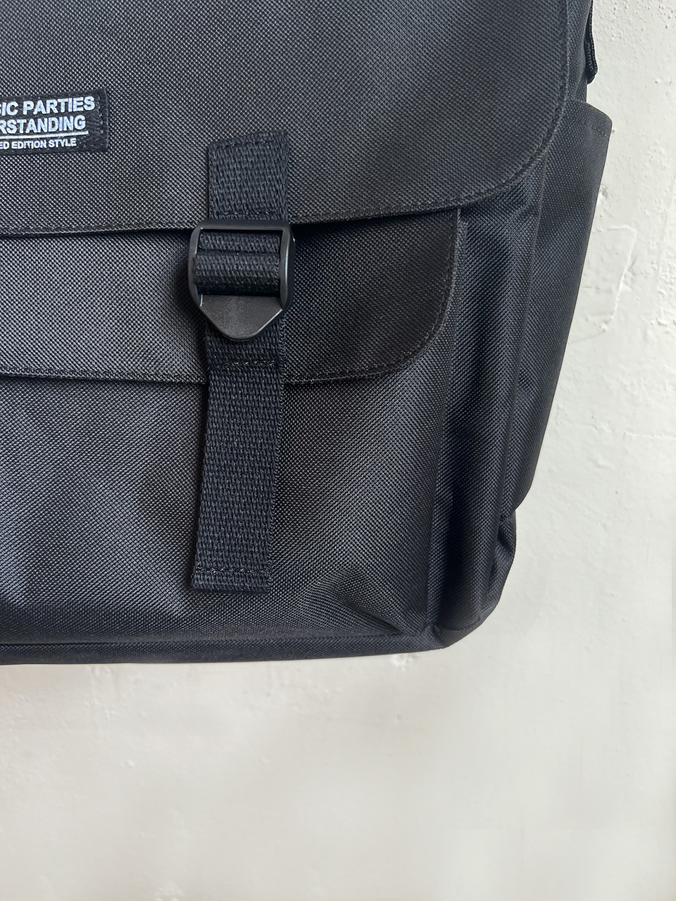 Canvas Classic Zipper Big Cross Messenger Eco Bag (2 colors)
