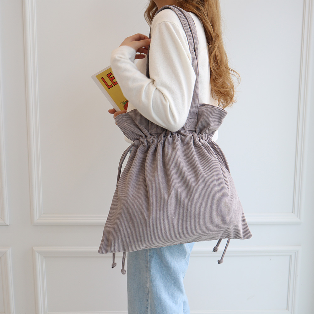 Corduroy Big Shoulder Eco Bag