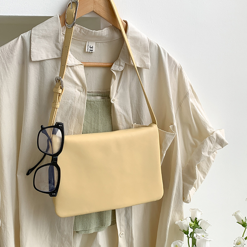 Square Mini Shoulder Bag (4 colors)