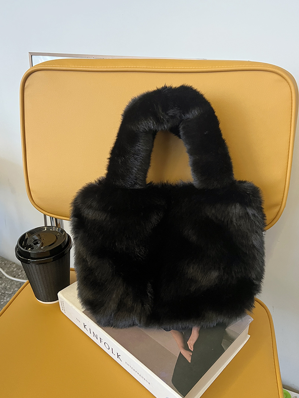 Fluffy fur mini bag (6 colors)